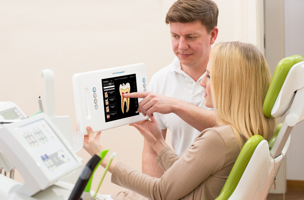 Patientenaufklärung mit dentaleyepad